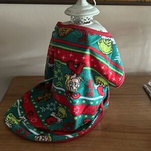 Grinch dog coat